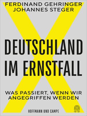 cover image of Deutschland im Ernstfall